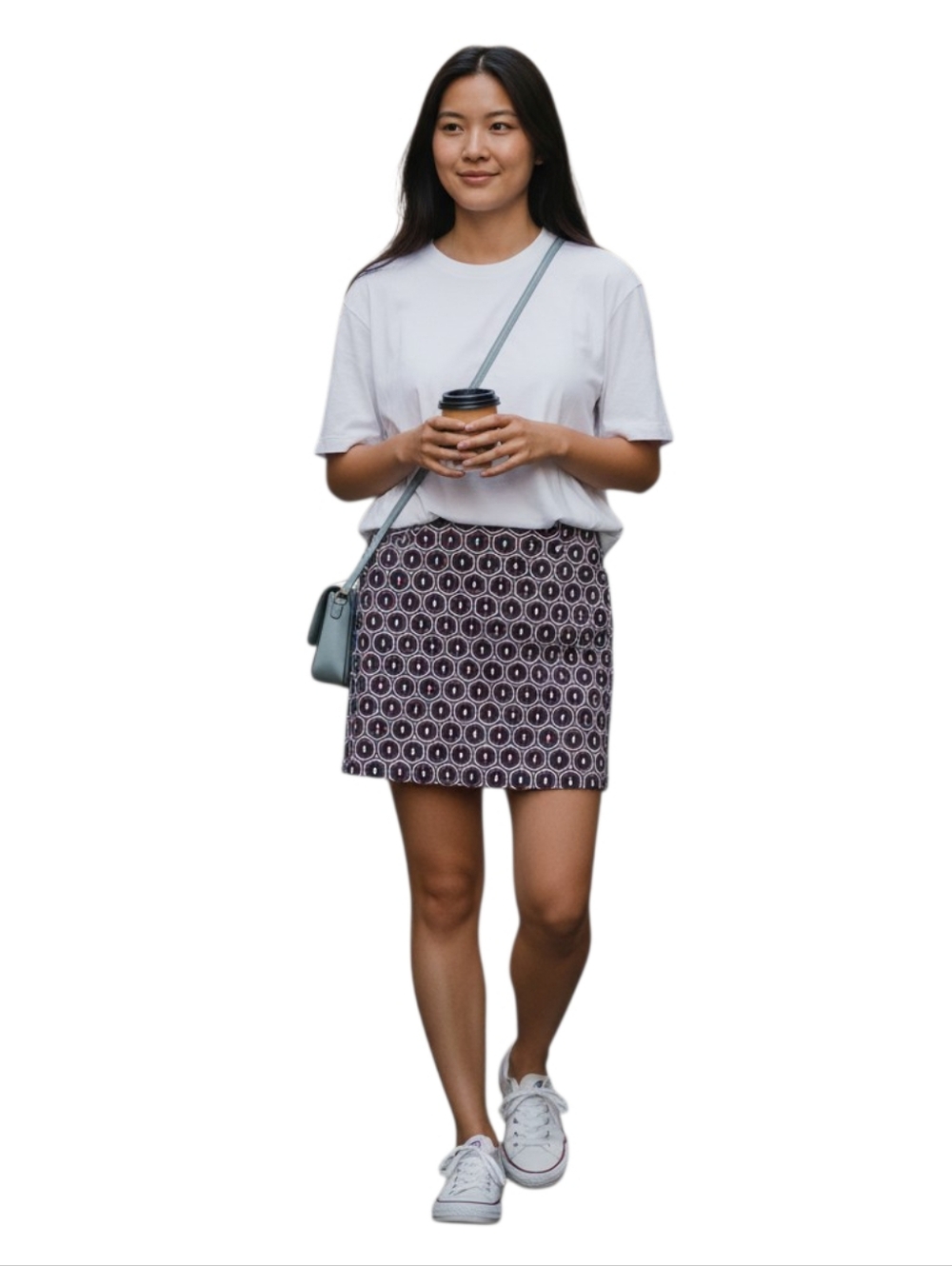 Nivo By Lanctot Tennis Golf Skort Women 18 Geometric Inner Shorts Pockets